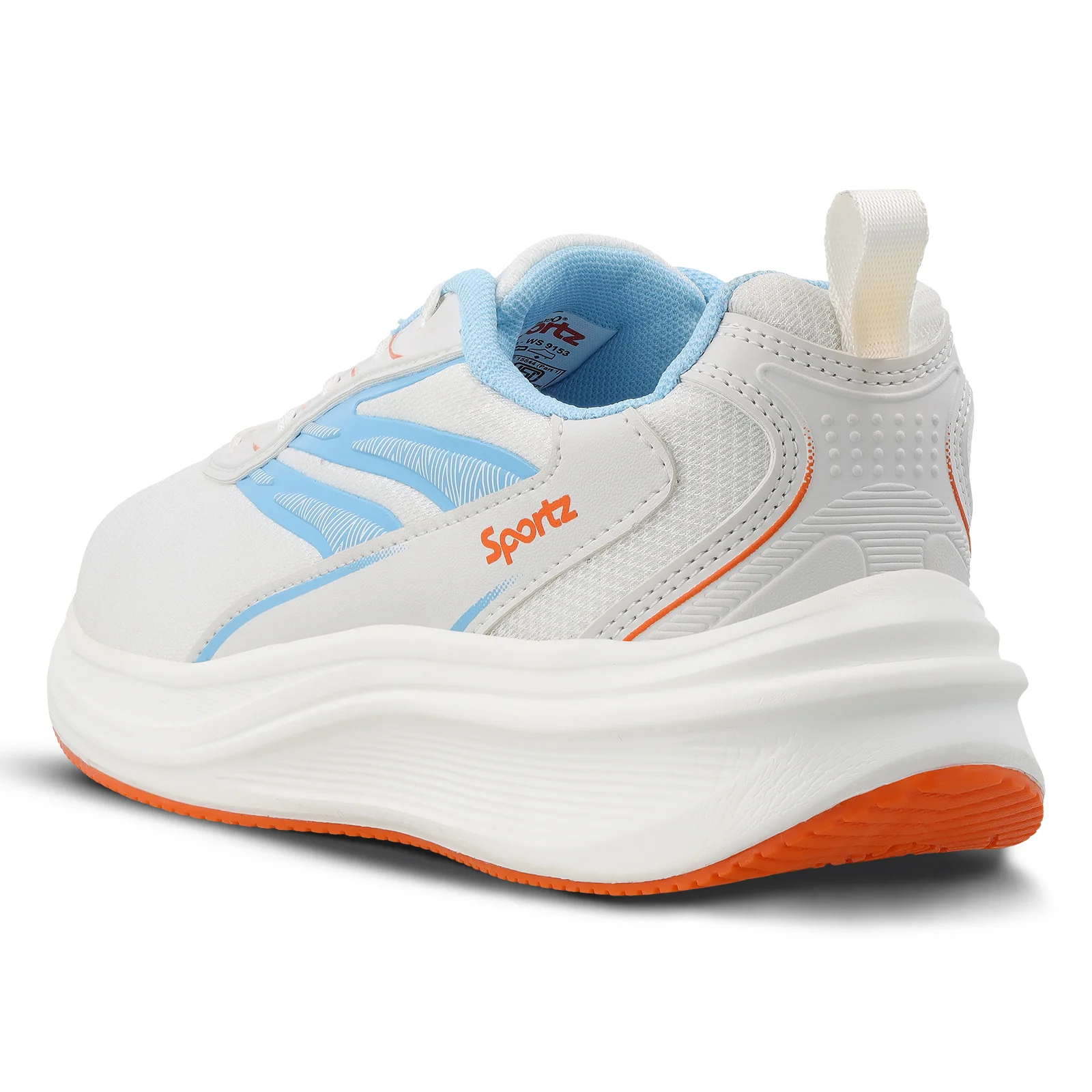 WILZER Men's Lace-up Sports Shoes - WS9153 White - Image 5