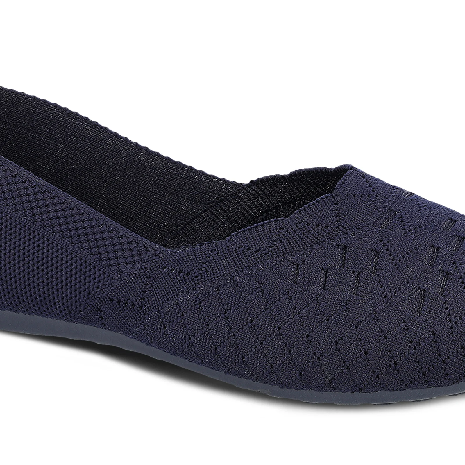 Women's Belly shoe -WC4992 Navy Blue - Image 4