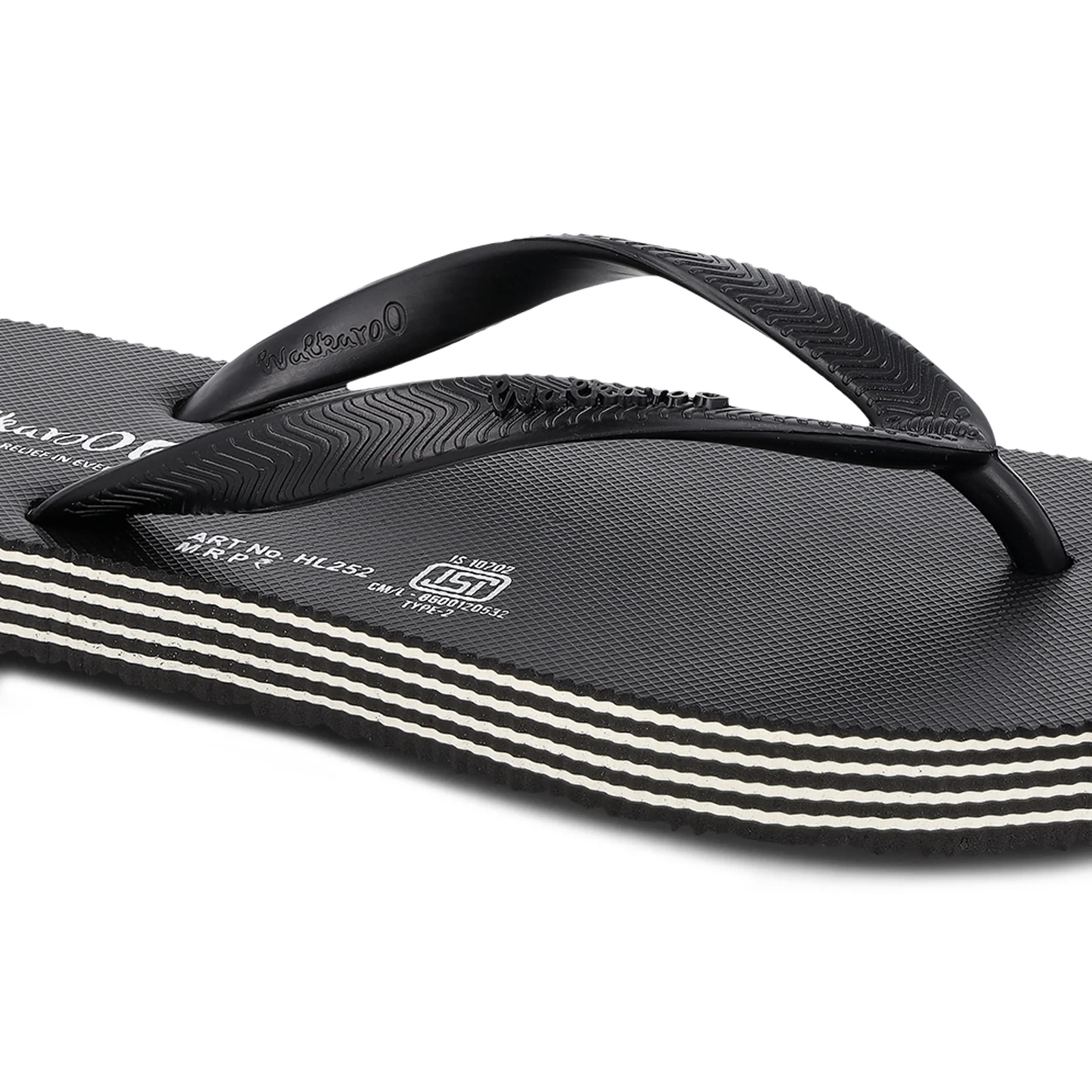 Women's Care Plus Slippers  - HL252 Black - Image 4
