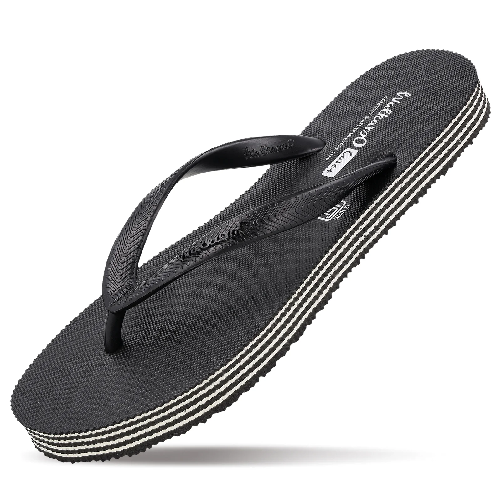 Women's Care Plus Slippers  - HL252 Black - Image 5