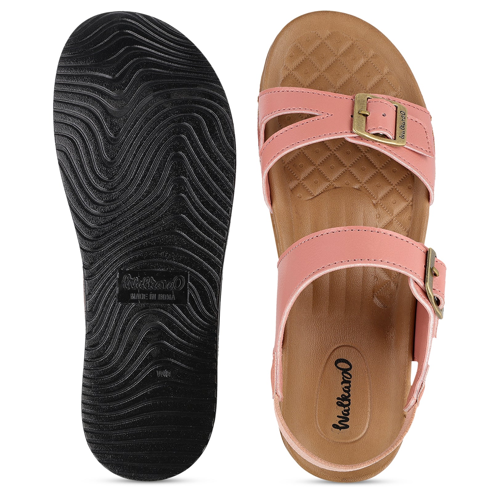 Women's Daily Wear Comfort Sandals - WE2900 Peach - Image 3