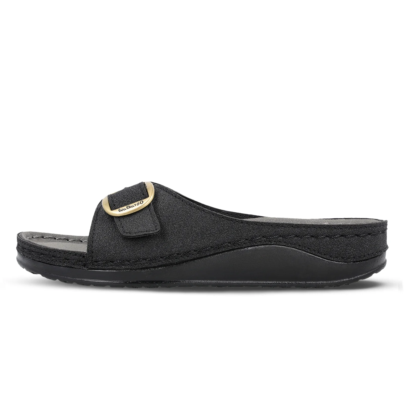 Women's Daily Wear Comfort Sandals - WLP73005 Black - Image 5