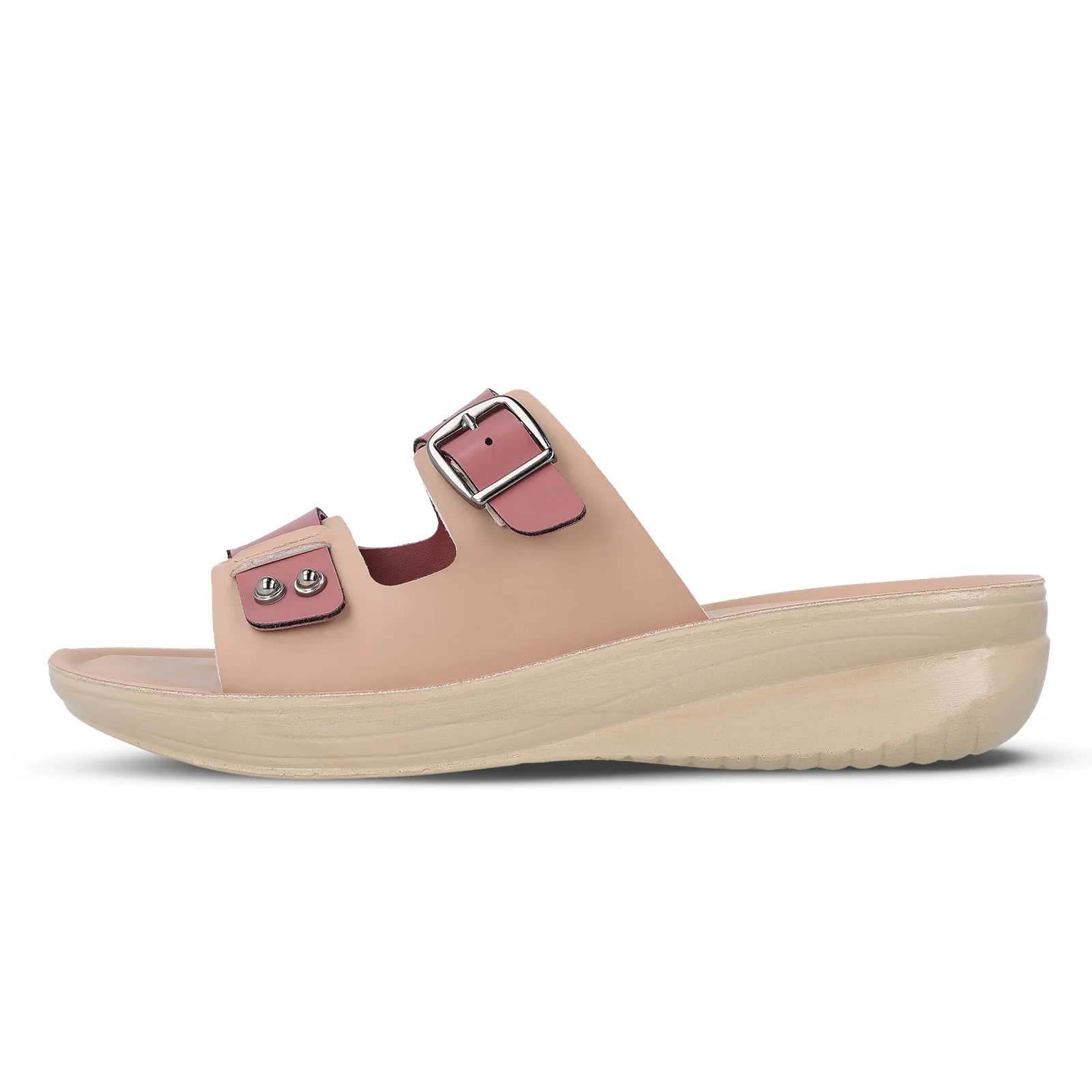 Women's Daily Wear Sandal - WLR74019 Dusty Rose - Image 3