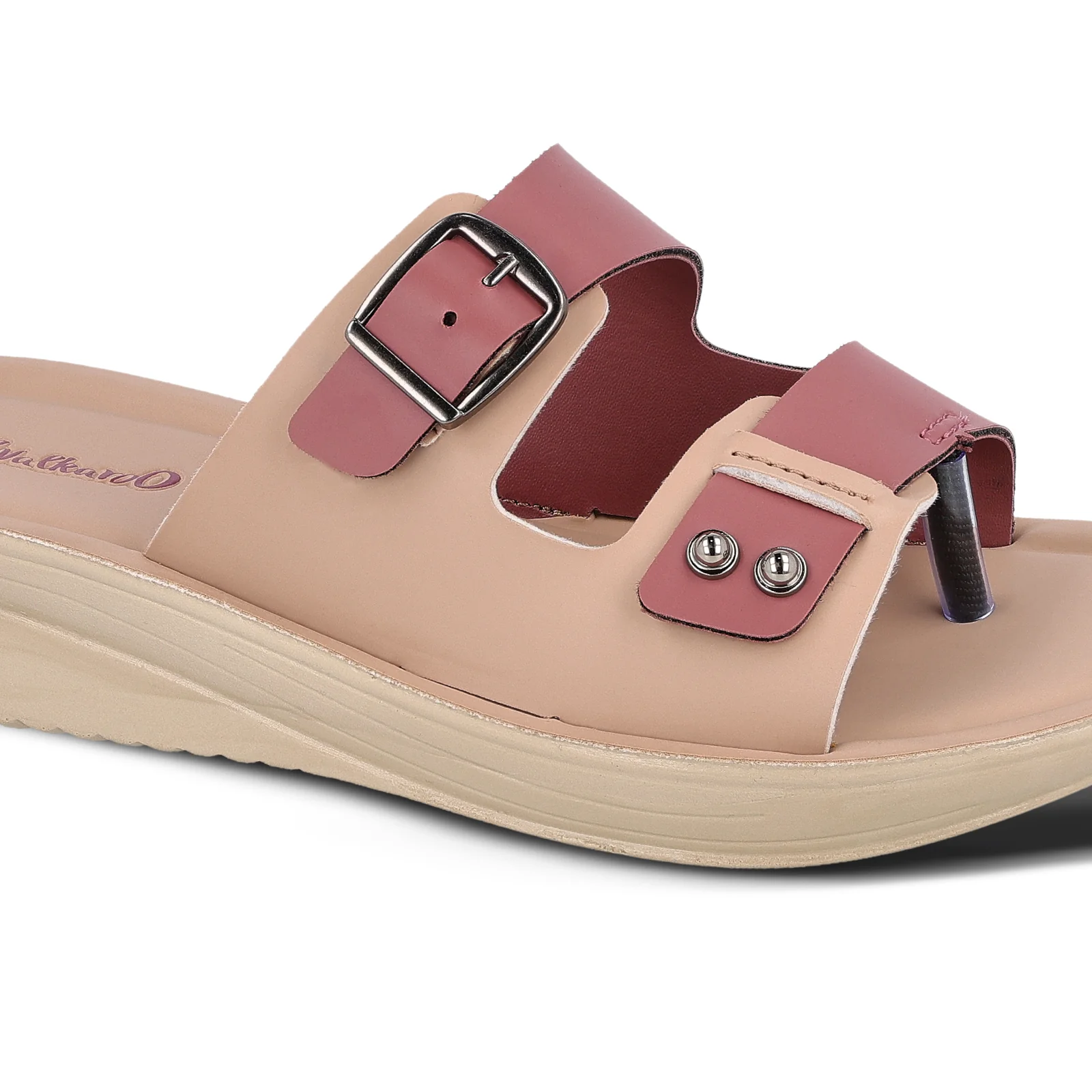 Women's Daily Wear Sandal - WLR74019 Dusty Rose - Image 4