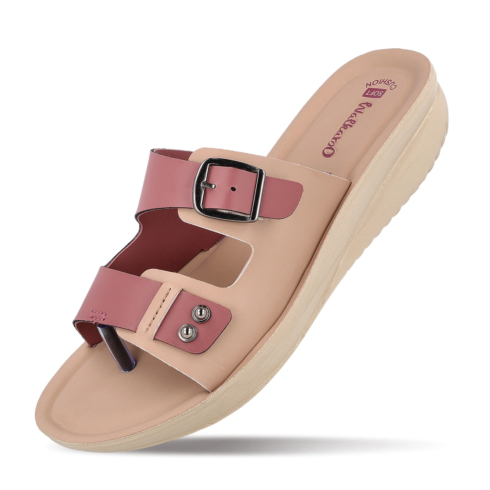 Women's Daily Wear Sandal - WLR74019 Dusty Rose - Image 5