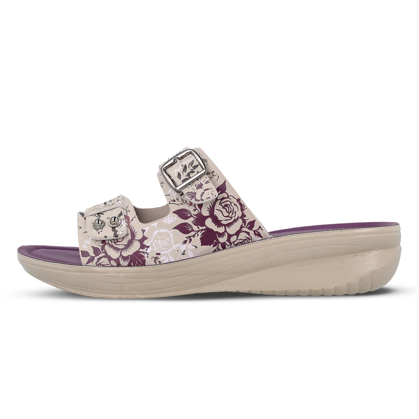 Women's Daily Wear Sandal - WLR74019 Plum - Image 3