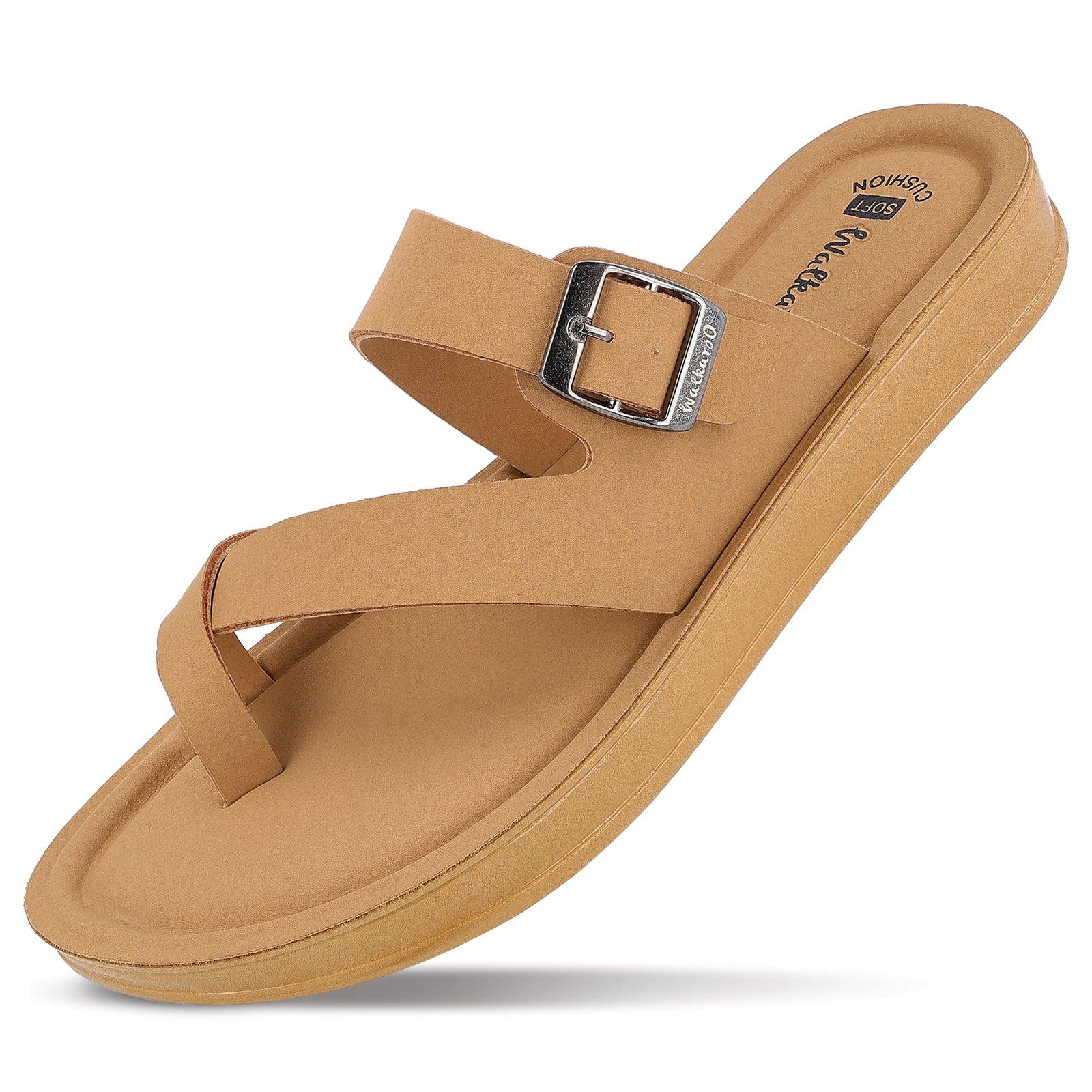 Women's Daily Wear Sandals - WL7573 Beige - Image 5