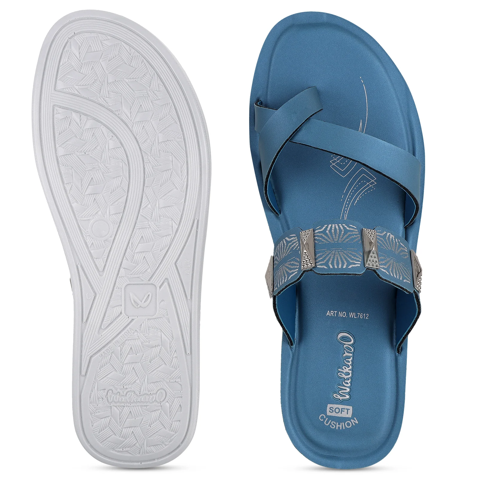 Women's Daily Wear Sandals - WL7612 Peacock Blue - Image 2