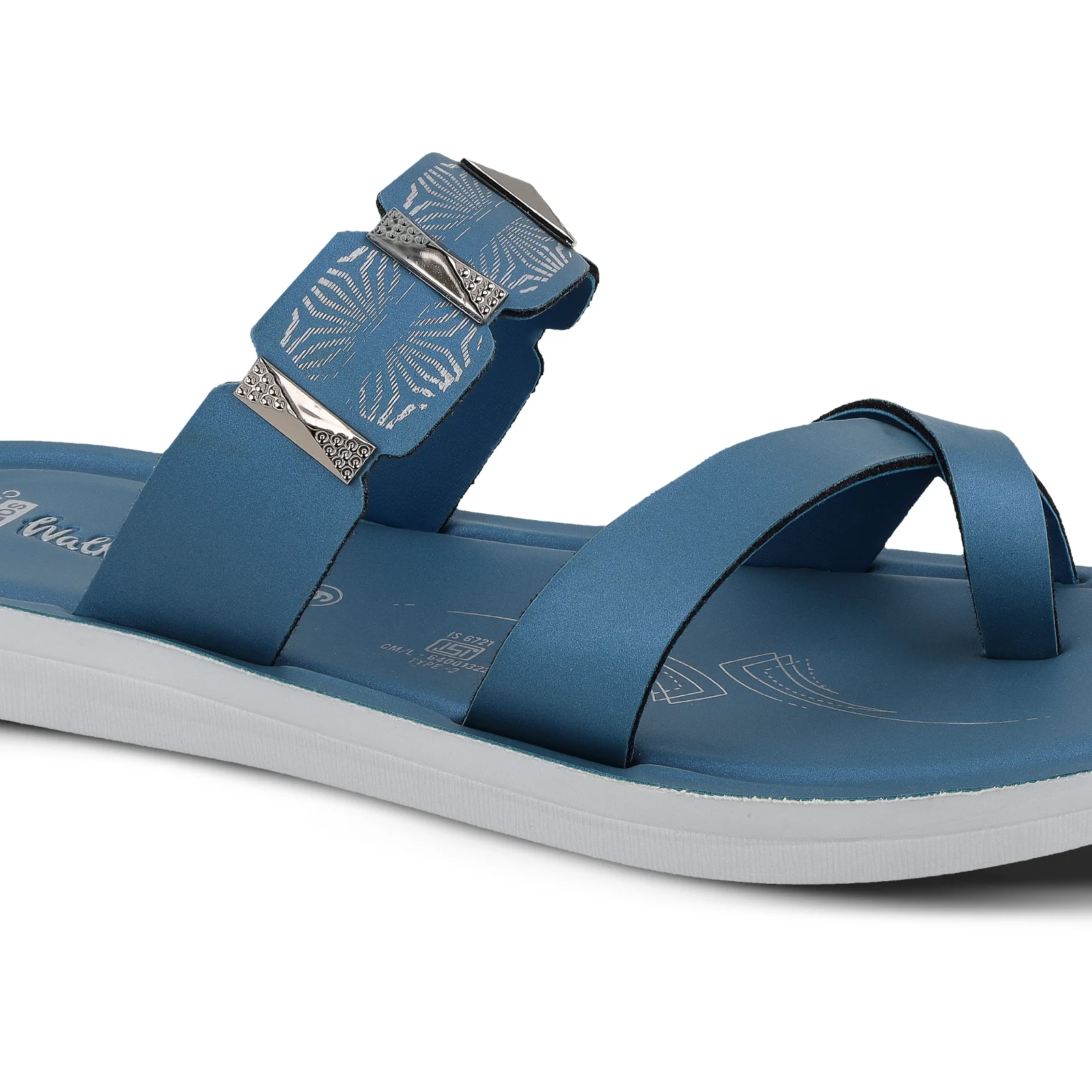 Women's Daily Wear Sandals - WL7612 Peacock Blue - Image 4