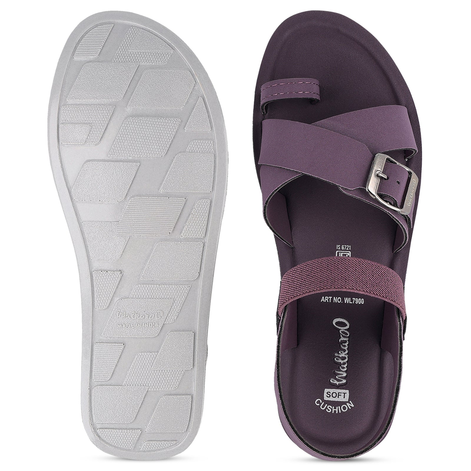 Women's Daily Wear Sandals  - WL7900 Purple - Image 2