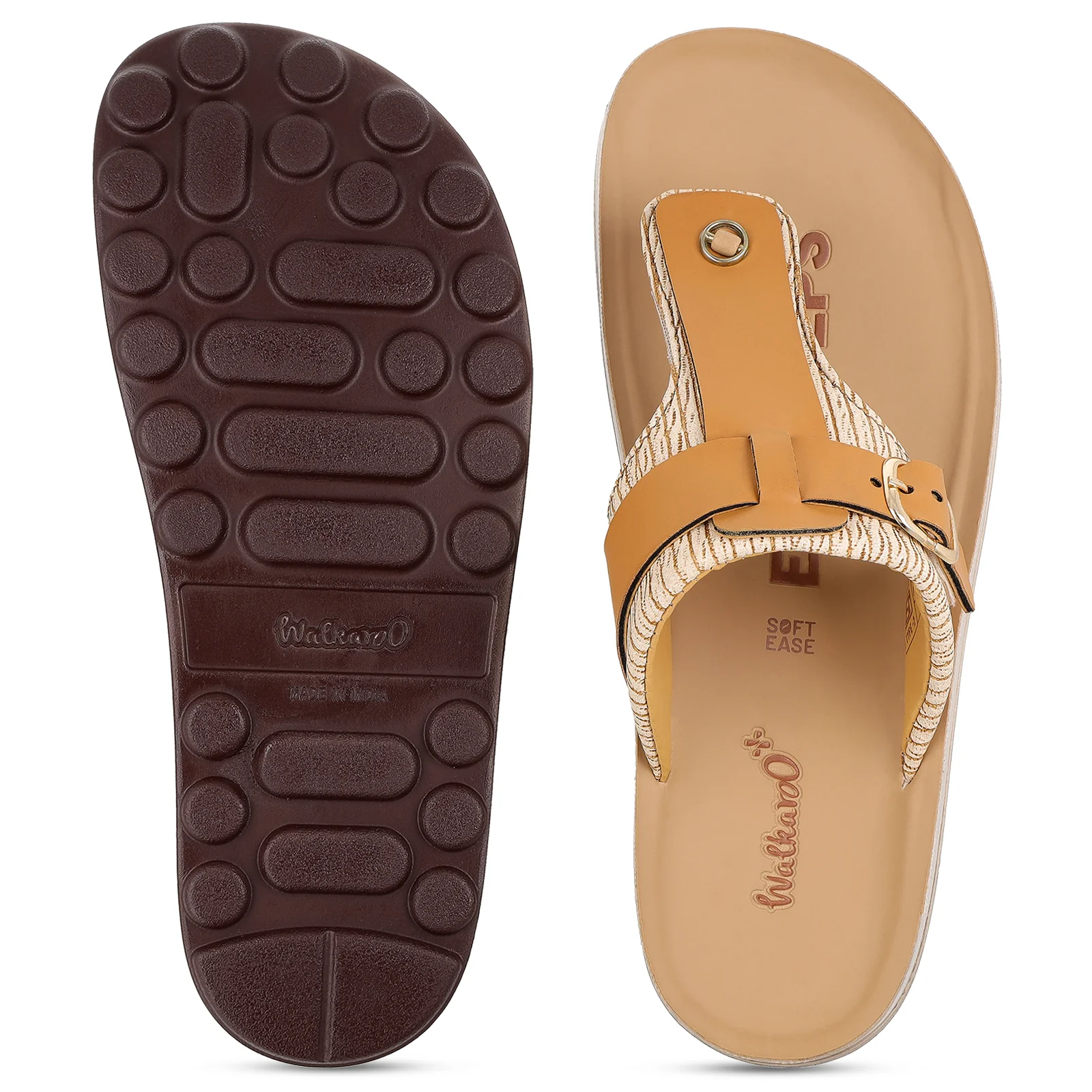 Women's Daily Wear Sandals - WLP71216 Cream - Image 2