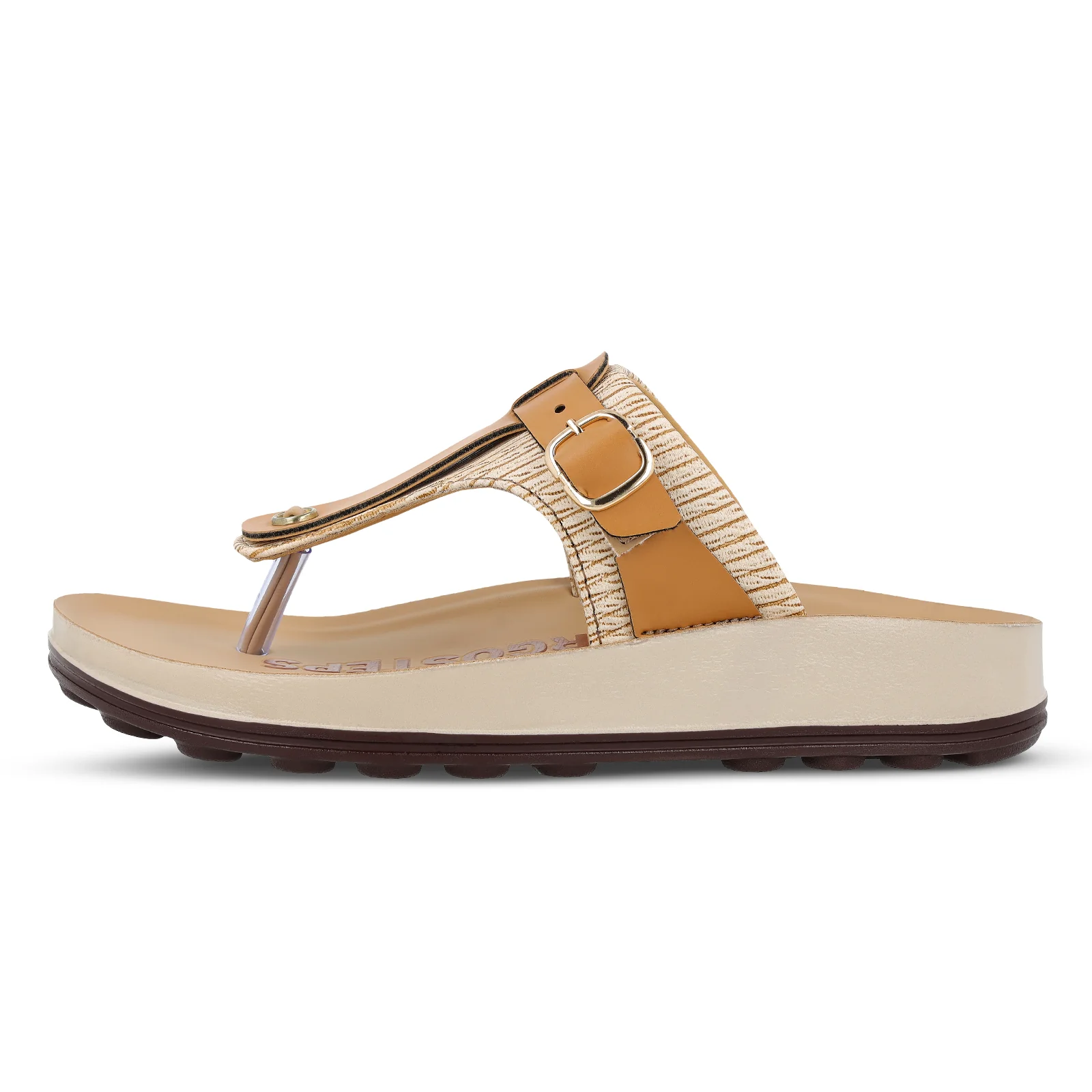 Women's Daily Wear Sandals - WLP71216 Cream - Image 3