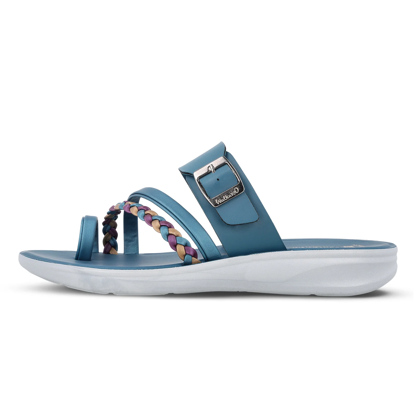 Women's Daily Wear Sandals - WLR72005 Peacock Blue - Image 3