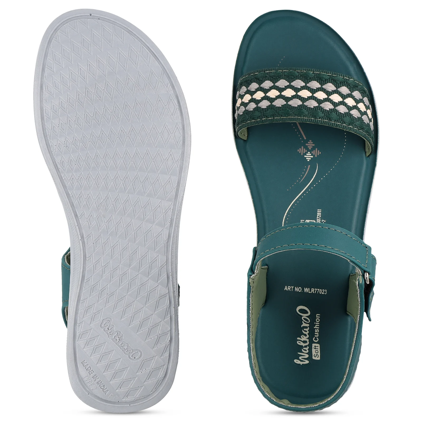 Women's Daily Wear Sandals - WLR77023 Green - Image 2