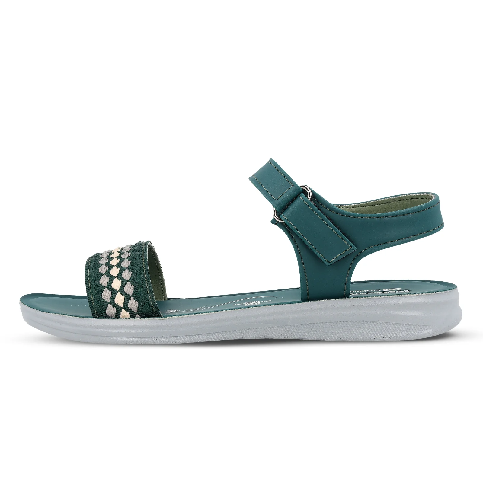Women's Daily Wear Sandals - WLR77023 Green - Image 3