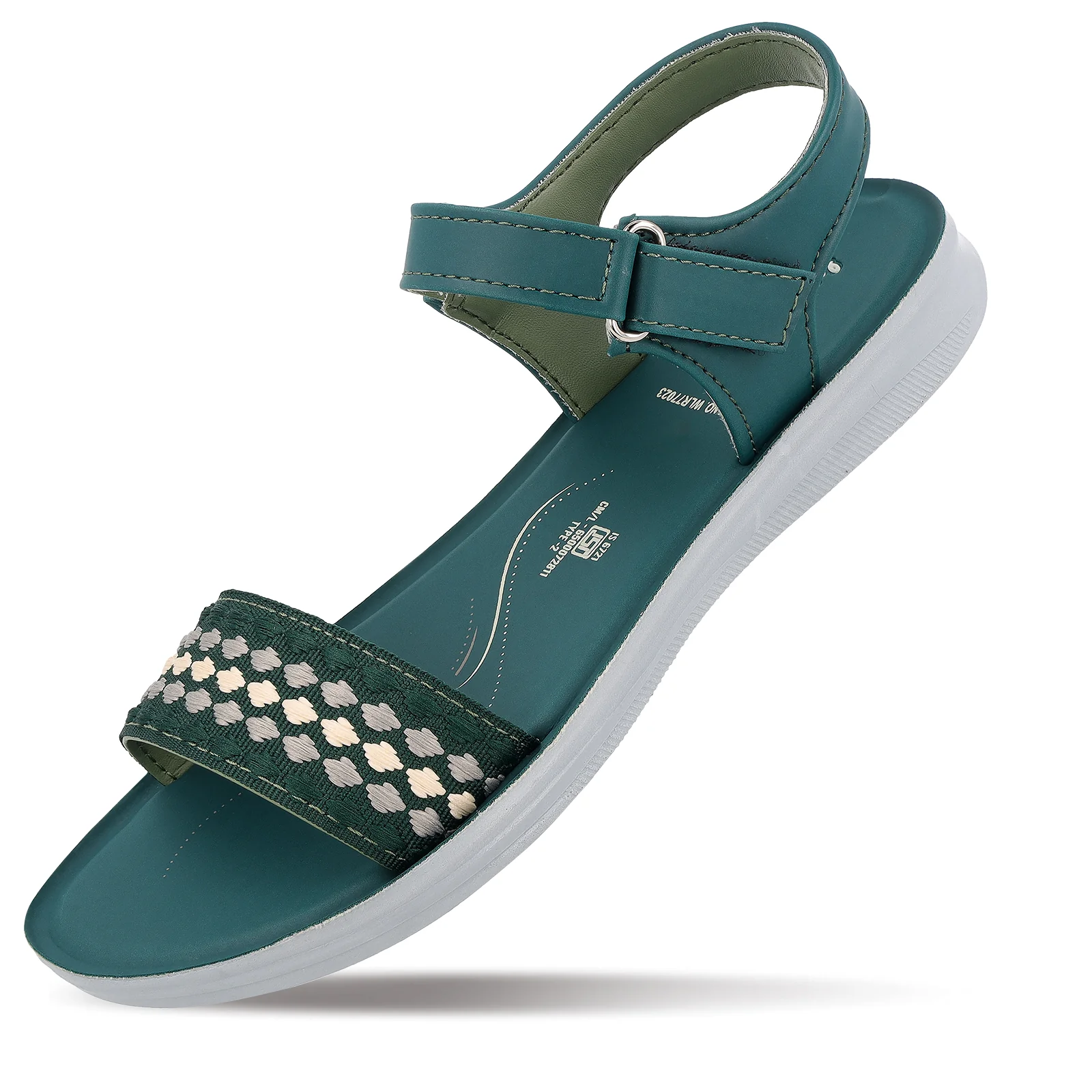 Women's Daily Wear Sandals - WLR77023 Green - Image 5