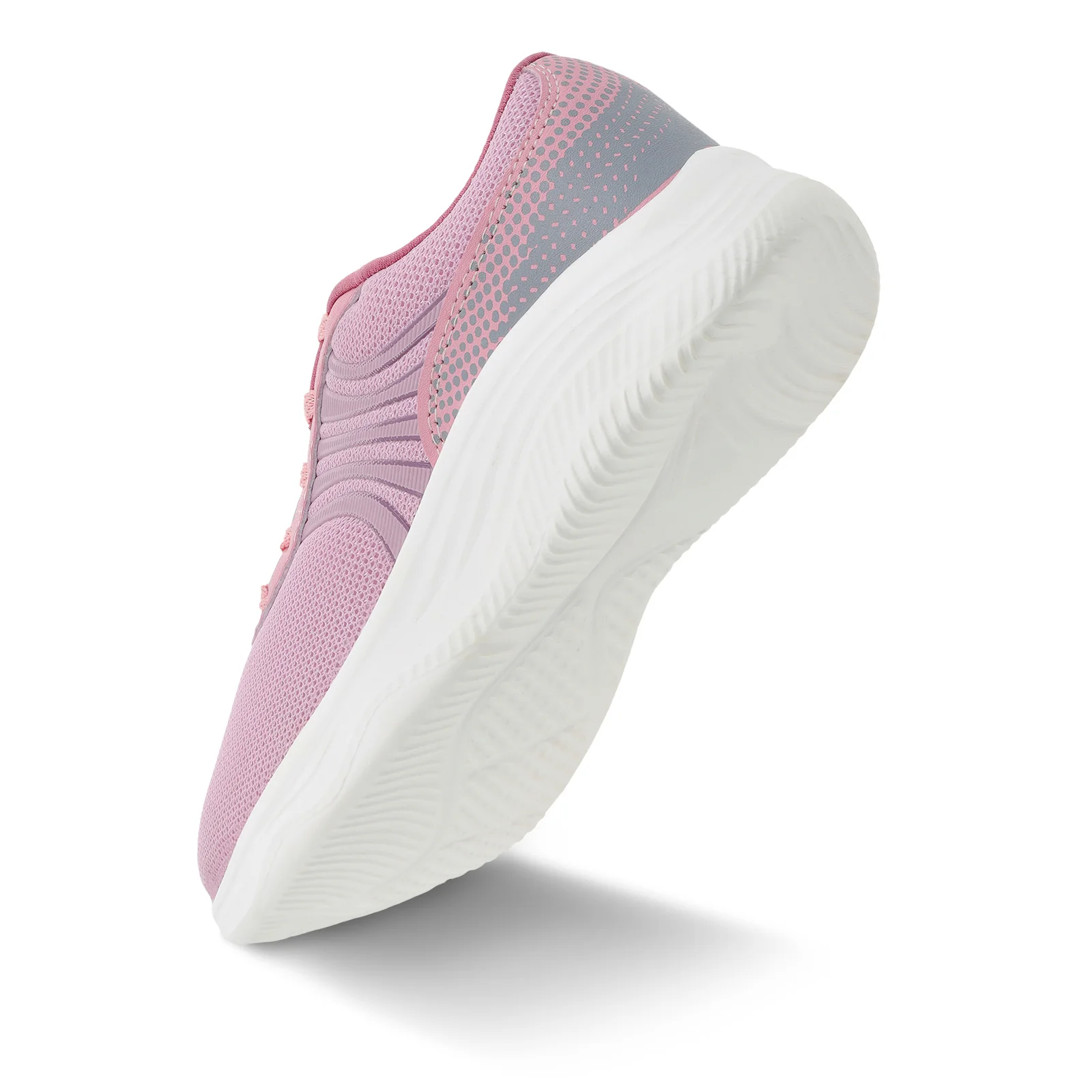 Women's Lace-up Sports Shoe - WS3268 Peach - Image 7