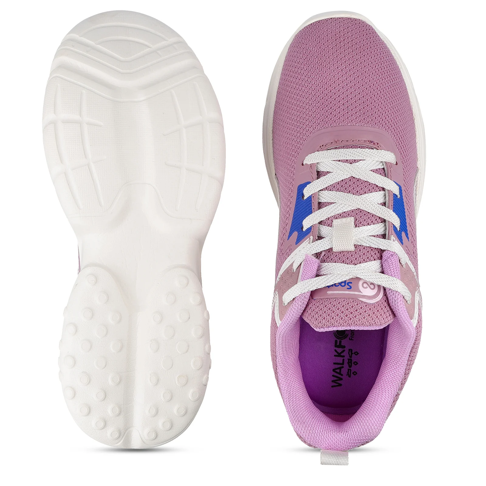 Women's Lace-up Sports Shoe - WS9921 Purple - Image 2
