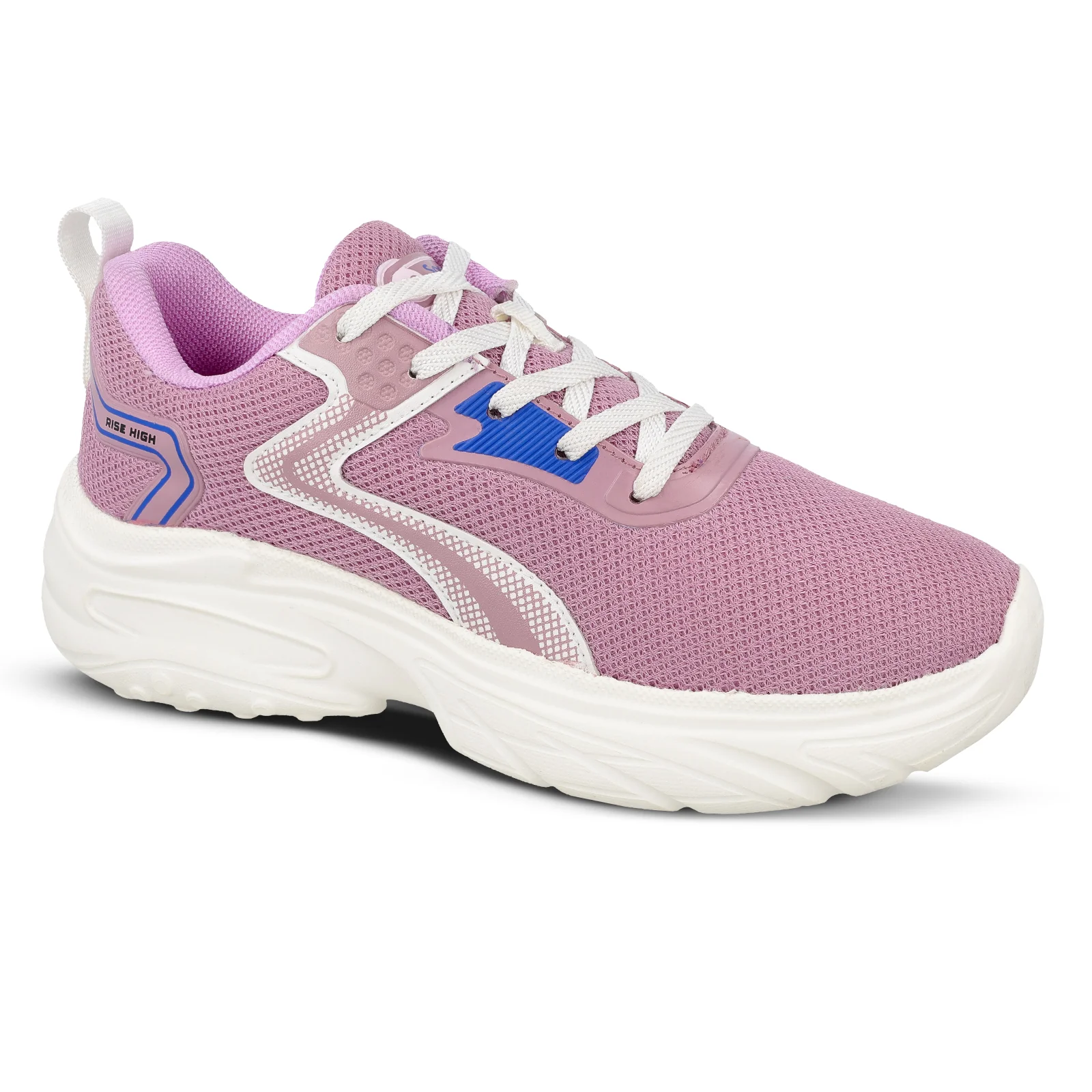 Women's Lace-up Sports Shoe - WS9921 Purple - Image 4