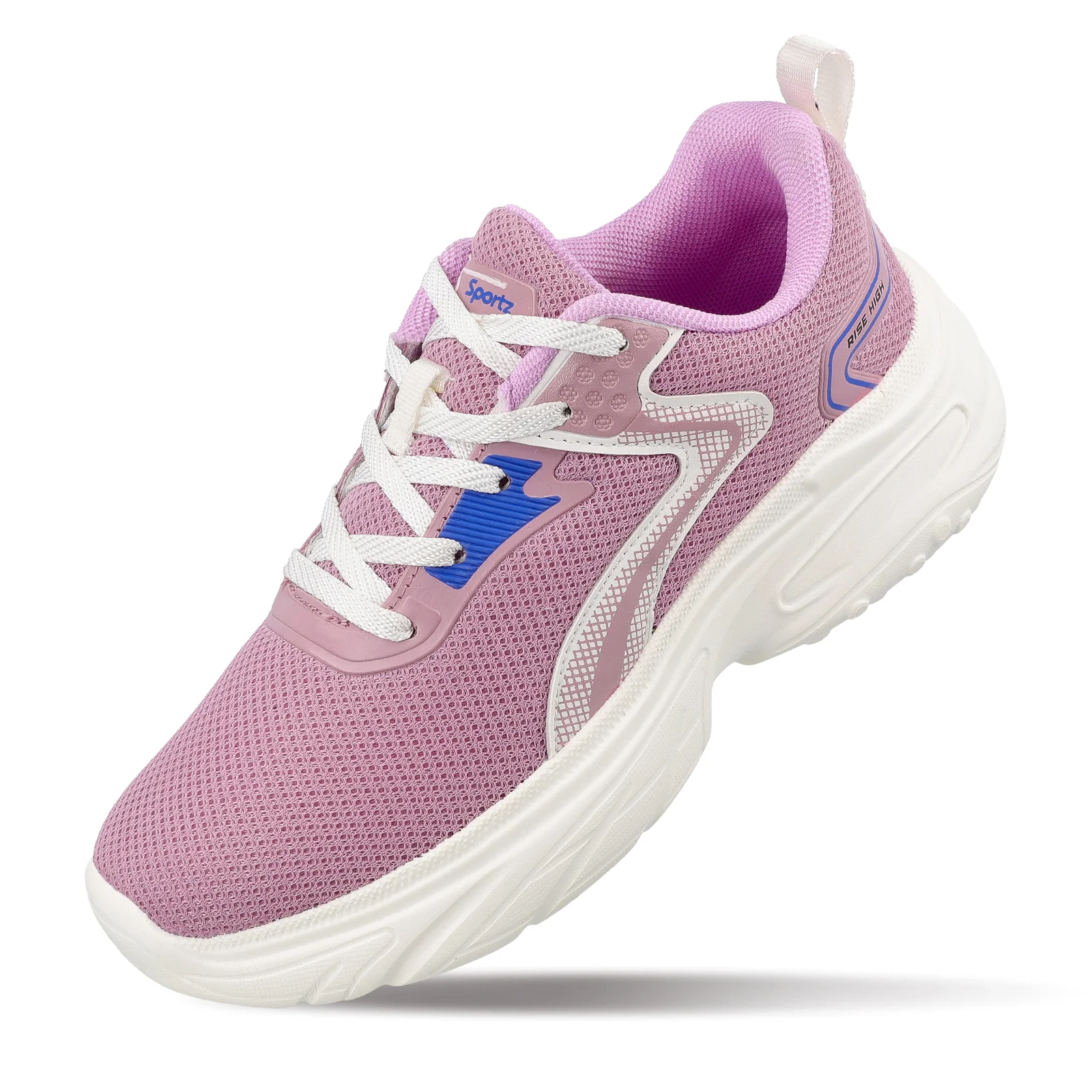 Women's Lace-up Sports Shoe - WS9921 Purple - Image 5
