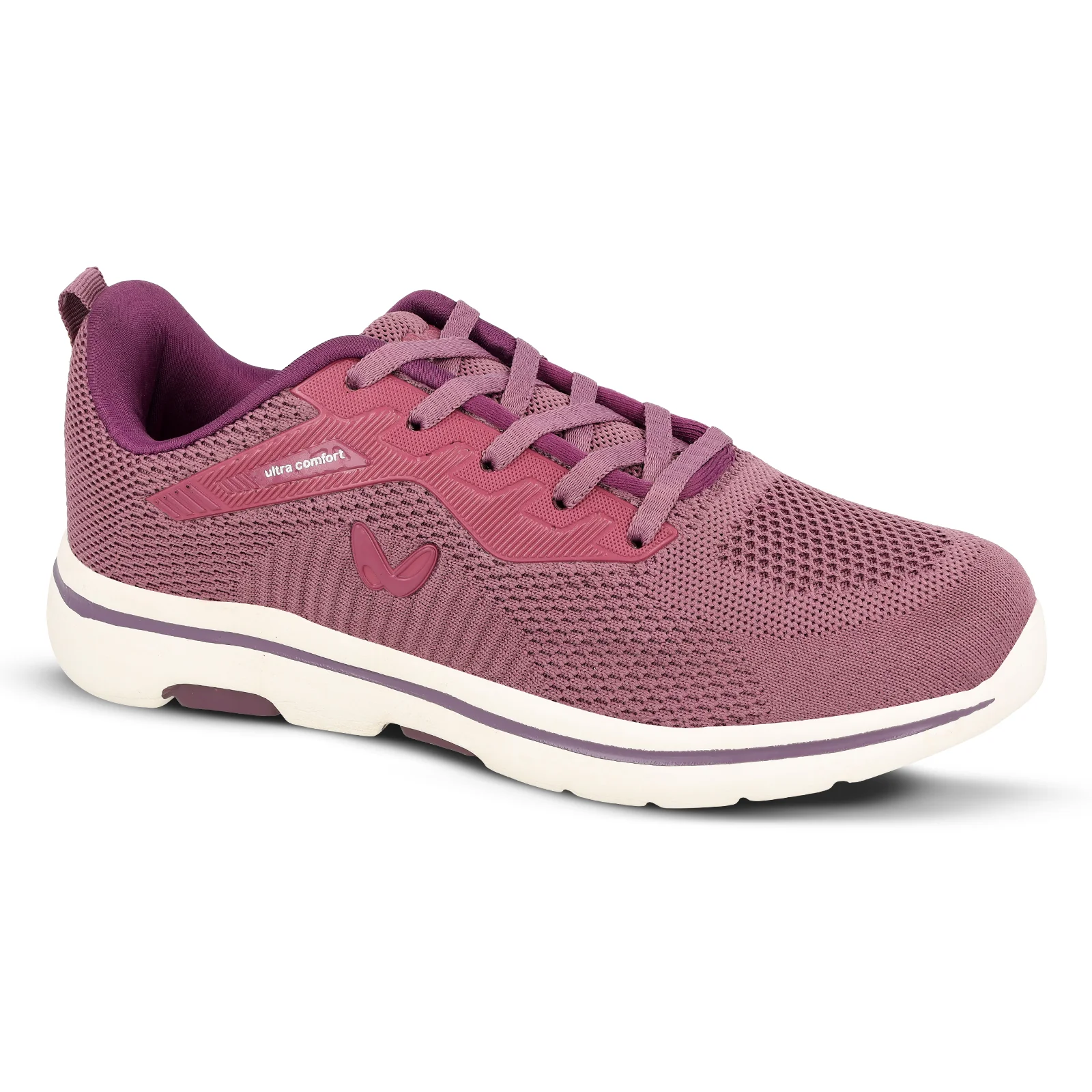 Women's Lace-up Walking Shoes - WS9901 Magenta - Image 4