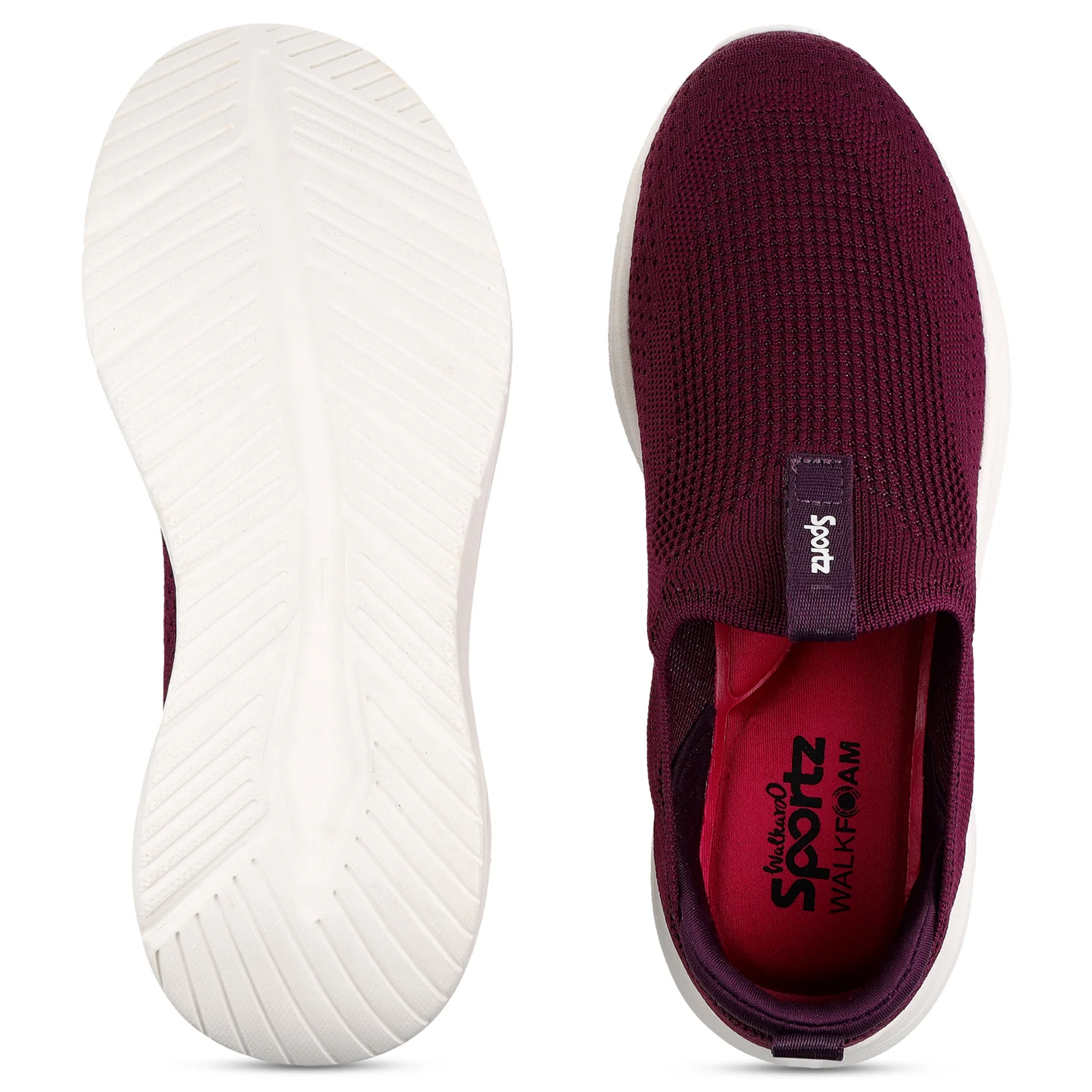 Women's Slip-on Walking Shoe - WS9925 Purple - Image 2