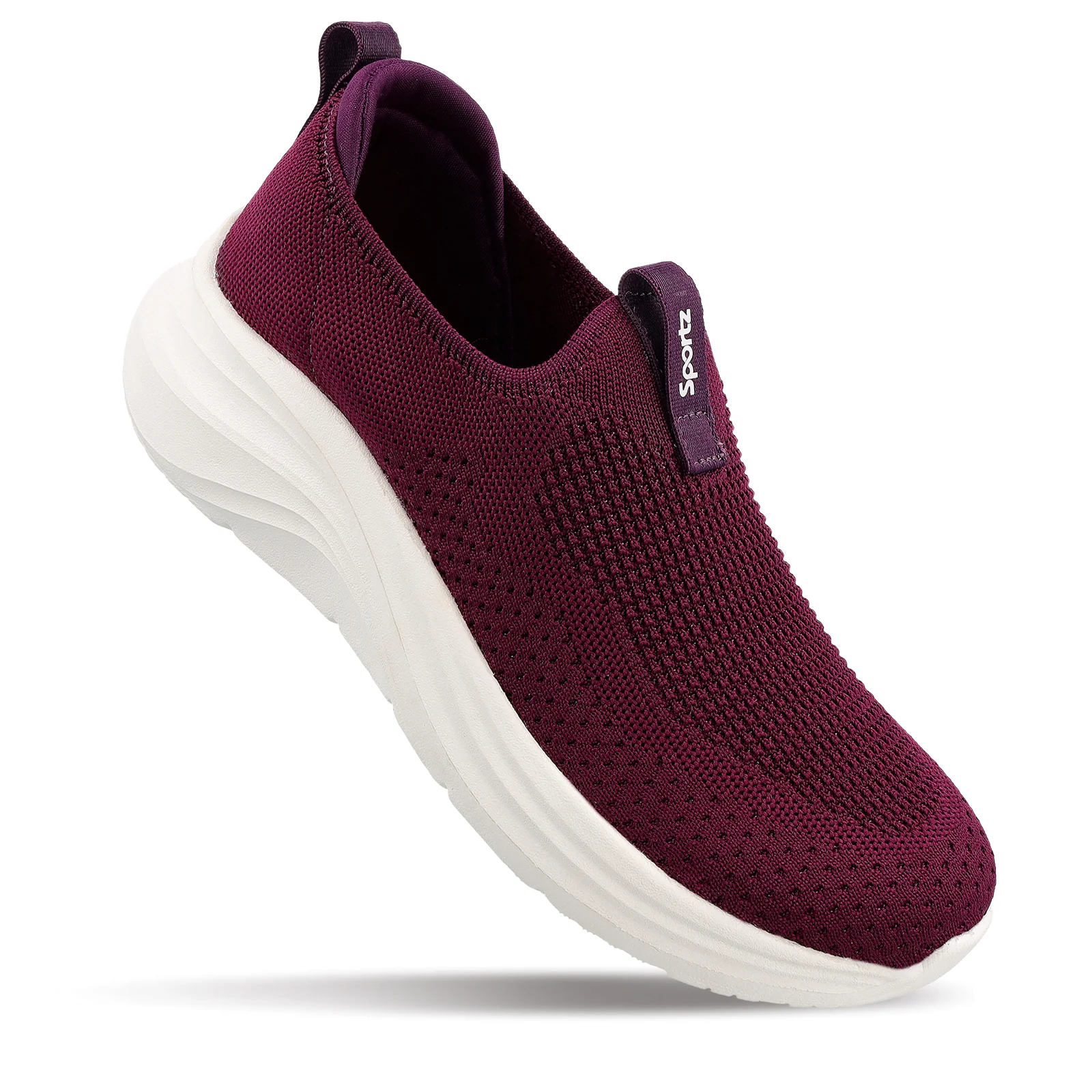 Women's Slip-on Walking Shoe - WS9925 Purple - Image 3