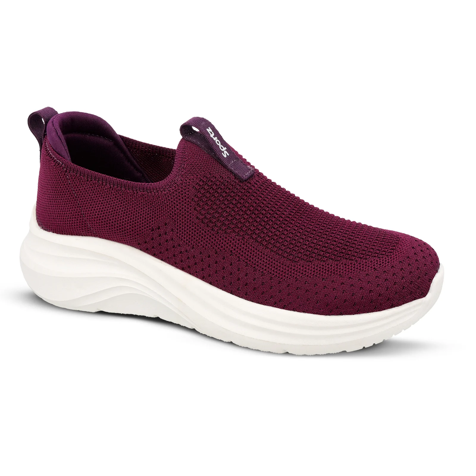 Women's Slip-on Walking Shoe - WS9925 Purple - Image 4