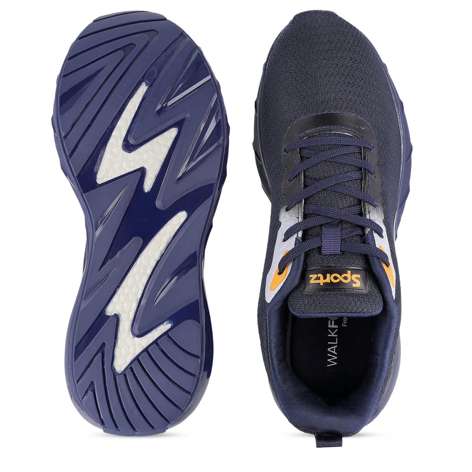 ZYLOK Men's Lace-up Sports Shoes - WS9604 Navy Blue - Image 2